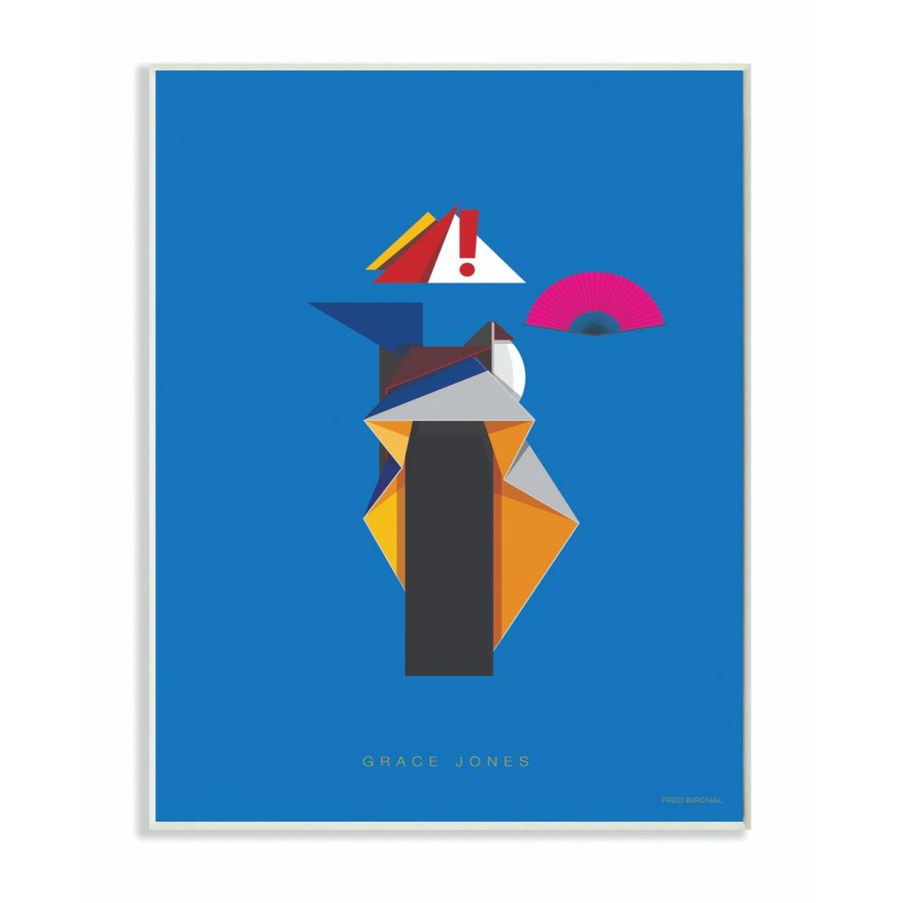 Stupell Industries Grace Jones Wooden Wall Plaque